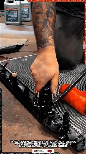 Radiator Hose Remover: Dismantling Radiator Knob Precise Safe Fast #tool #tools #innovation