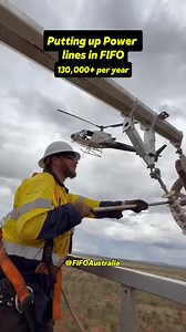 176K views · 836 reactions | Working FIFO as a power line installer Long days, big heights, and solid pay Keeping the site running and the power flowingNot a bad office view either#FIFO #Powerline #Linesman #MiningLife #WorkHardPlayHard #Australia#HighRiskWork. Credit to honest boy salis | FIFO Australia | Facebook
