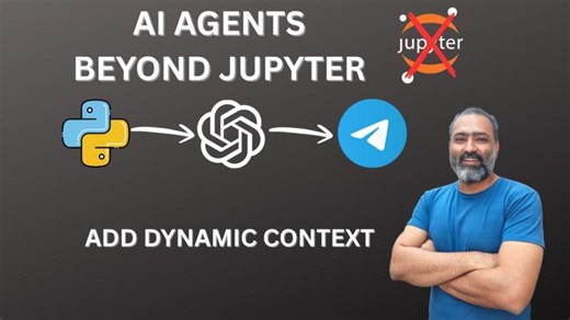 AI Agent Development Beyond Jupyter Notebook – Dynamic Context Injection for Smarter Agents | Raj Kapadia