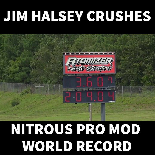 1.4M views · 1.4K reactions | Jim Halsey Crushes Nitrous Pro Mod World Record at the 2020 running of the Shakedown Nationals at Virginia Motorsports Park. | Drag Illustrated | Facebook