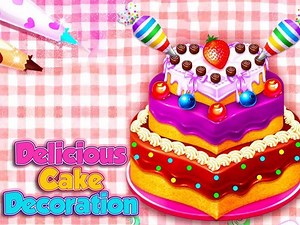 Play Delicious Cake Decoration | Free Online  Games. KidzSearch.com