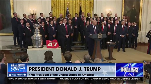 TRUMP WELCOMES STANLEY CUP WINNERS, FLORIDA PANTHERS “These men are responsible for the greatest feats in Panther’s franchise history… President Trump jokes and says, ‘comebacks are wonderful actually.’” | America's Voice News