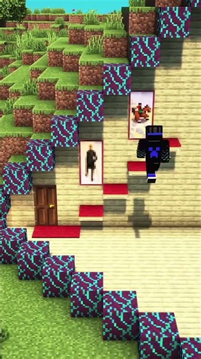 Minecraft Triangular House 🏡 #minecraft #shorts