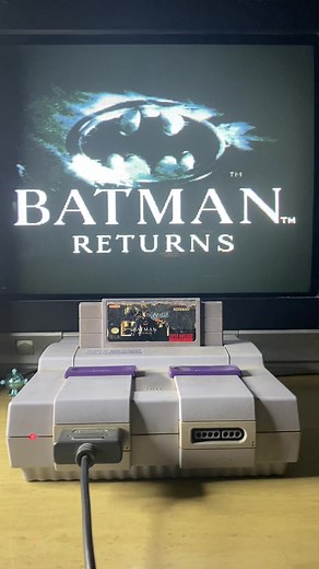 El intro de Batman Returns en Super Nintendo