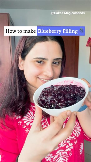📍Save the recipe 🫐 #blueberry #cakefilling #trending