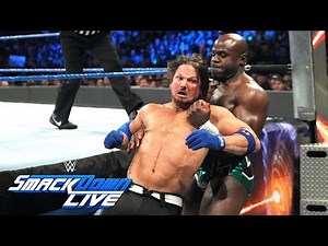 Apollo Crews vs. AJ Styles: SmackDown Live, Aug. 30, 2016