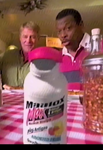 WAIT! Look! 👀 They don’t JUST have heartburn! ❤️‍🔥 🍽️ Anyone else feeling like this the day after Thanksgiving? We found this commercial on a live TV recording from 2002. #vhs #vhstapes #thanksgiving #relatable #cursed