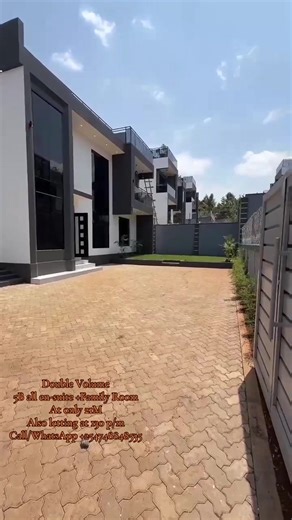 For Sale: 5-Bedroom All En-suite Plus Family Room, Double Volume Maisonettes | Ruiru Mugutha ✨ Modern luxury living just 100m off the tarmac and only 25 minutes from Nairobi CBD. Property Highlights: 》5 bedrooms, all en-suite 》Spacious double-volume lounge 》Separate dining area 》Spacious kitchen with island (fitted with cooker, oven & smoke extractor) 👩‍🍳 》Terrace family room accessible terrace with views 》Own compound with perimeter wall & private gate 》Garden space 🌱 》Elegant modern finishe