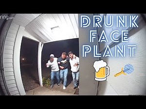 Guy Face Plants On Ring Camera