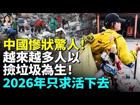 China’s grim reality—more people survive by collecting trash; by 2026, just staying alive.