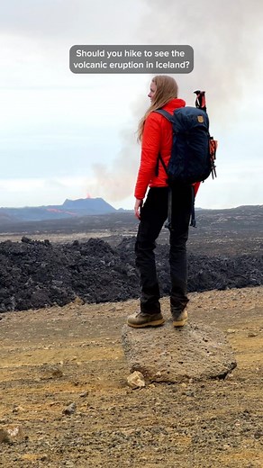 10K views · 260 reactions | Which would you choose? Hiking vs. helicopter to see the erupting volcano? 量路‍♀️ | Guide to Iceland | Facebook