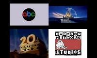 Mix of 4 videos from youtube : 4 Moar scary logos (scary logo quadparison) with perfect synchronization