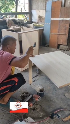 ✨ Computer Table with Open Shelves Design in Progress ✨Crafted with precision by AHLWING FURNITURE 🪵