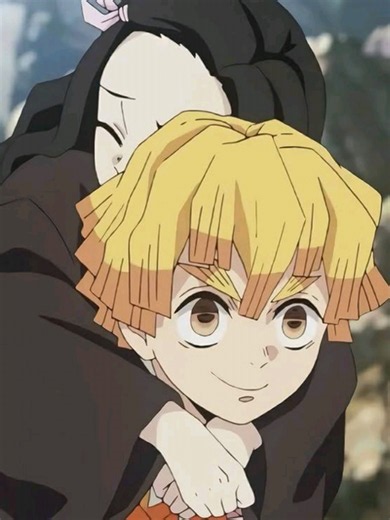 Nezuko x Zenitsu fan edit — Demon Slayer romantic clip