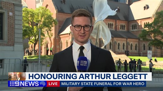 24K views · 637 reactions | Perth City has come to a standstill - with thousands gathering to commemorate the life and service of WA's final World War Two prisoner of war, Arthur Leggett OAM. The ANZAC hero's strength, endurance and dedication to honouring the sacrifices of his fellow veterans has made a lifelong impact on our shared history. #9News | 9 News | Facebook