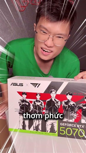Món quà dành cho TÊ CON. #ziczaccomputer #pcgaming #t1 #tcon #5070 #rtx5070 #asus