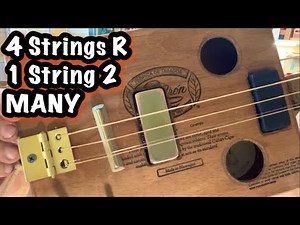 Cigar Box Guitar - 4 Strings R 1 String 2 MANY !!