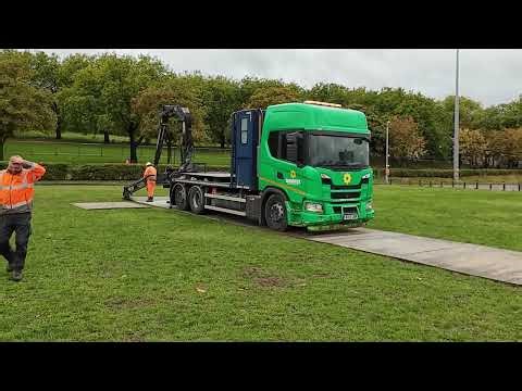 Preparing the ground for Goose Fair 2025