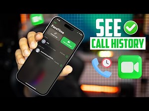 How to View FaceTime Call History on iPhone | Check FaceTime Call history