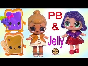 LOL Surprise Peanut Butter & Jelly BFF Doll DIY Craft Makeover Painting Video - Videos For Kids