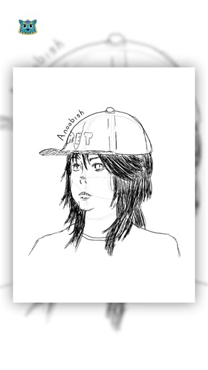 Daily Sketch | Girl In A Baseball Cap #characterart #digitalart #mangaartist