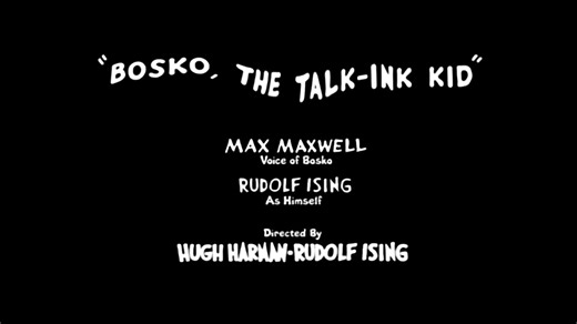 Looney Tunes - S1929E01 - Bosko the Talk-Ink Kid