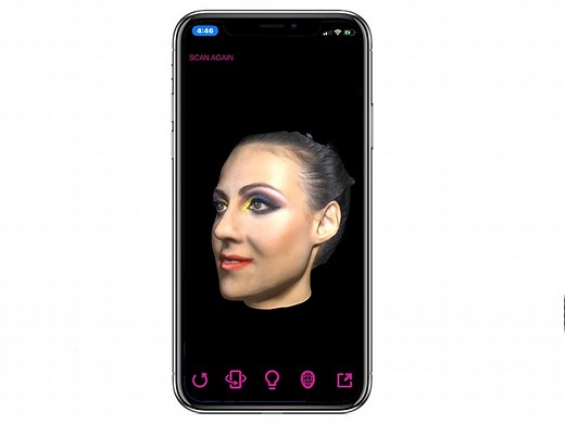 Bellus3D uses the iPhone X's TrueDepth camera to 3D scan your face
