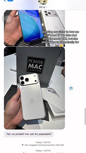 Surprising My Sister with an iPhone 17 Pro Max