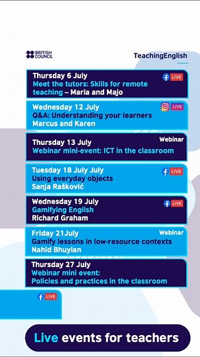 6.4K views · 35 reactions | Dates for the July calendar  Karen :-) | TeachingEnglish - British Council | Facebook
