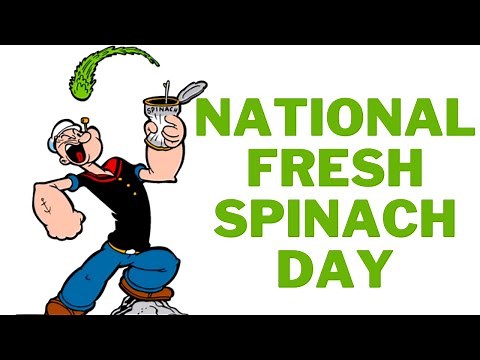 national fresh spinach day