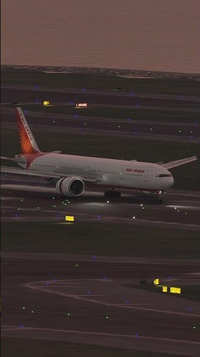 MSFS2020 | BOEING 777 AIR INDIA Landing in HONG KONG Airport ✈️