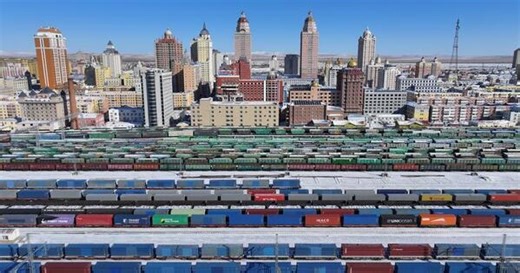 China-Europe freight train services support supply chains amid global strains