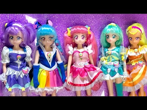 My first Japanese fashion dolls :D | Star☆Twinkle Pretty Cure doll unboxing/review!! (Precure)