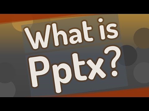 What is Pptx?