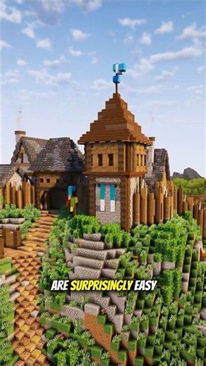 How to Build Wooden Pike Walls in Minecraft!