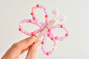 Beaded Pipe Cleaner Butterflies