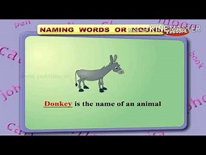 Grade 1 naming words