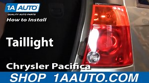 How to Replace Tail Lights 2004-08 Chrysler Pacifica