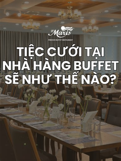 D'Maris buffet tiệc cưới online — review tiệc cưới & buffet hải sản