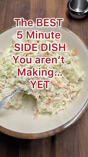 5 Minute Coleslaw Recipe