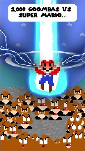 1,000 Goombas vs Super Mario... Big Mistake. 💀🍄 | Mario Game Animation | AG Mario