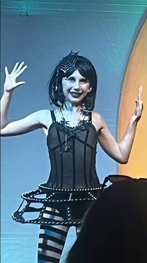 This was the best weekend yet played miss spider in the play James and the giant peach! #spider #wow