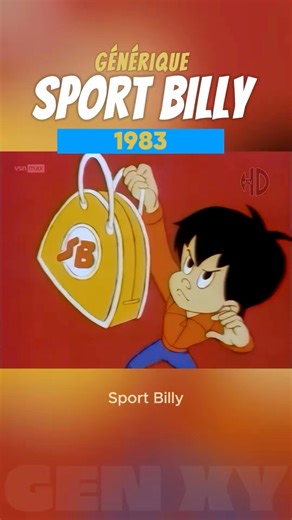 Générique SPORT BILLY (1983) 👜 Diffusé sur TF1 dans Vitamine et Croque-Vacances. #SportBilly #Seriestv #générique #TF1 #generation80 #Vitamine #CroqueVacances | Génération XY