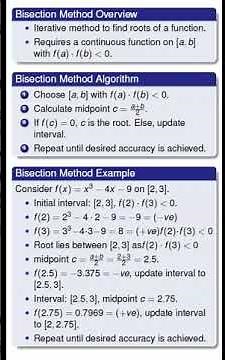 Bisection Method Overview #maths #numerical_analysis #numericalmethods #mathematics #engineering