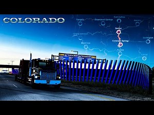 ATS 1.39 Colorado DLC - Denver to Colorado Springs - American Truck Simulator