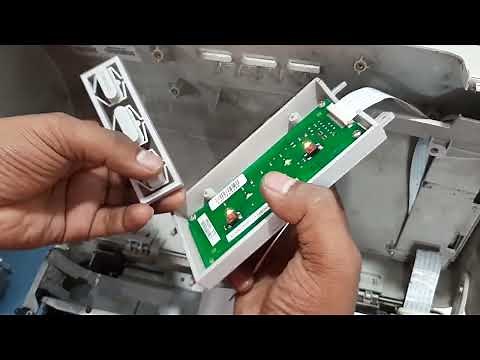 How to fix problem ready station 2 light blinking error in olivetti pr2 plus also fix control pannel