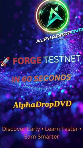 Forge Testnet 🚀 FREE AIRDROP Guide (60s) #airdrop o #testnet