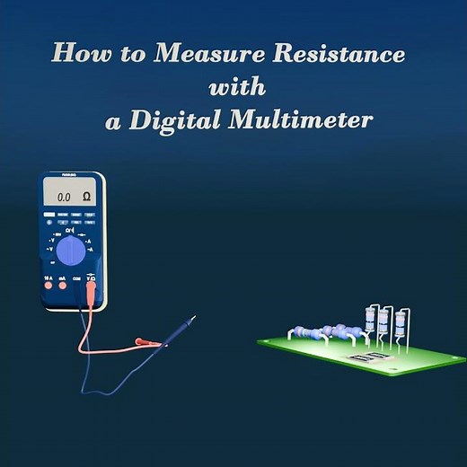 Read resistance with multimeter | Resistor explained