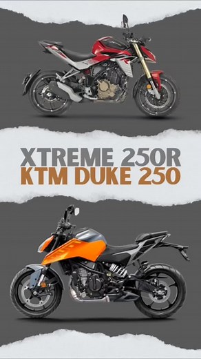 45K views · 5.7K reactions | Which one should purchase ktm duke 250 & xtreme 250r If you also want me to make a similar video of any of your bikes and cars, then after following me, please comment the name of your bike and car. Alert :- Dm & Mail for paid promotion. #ktmduke250 #duke250 #duke250bs3 #duke200 #xtreme250r #heroxtreme250r #heroxtreme250rbs6 #instagram #reels #explore #viral #superbike #ninja | Bikeblastbulletin | Facebook