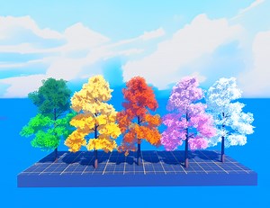 Stylized Trees - Roblox by Delus